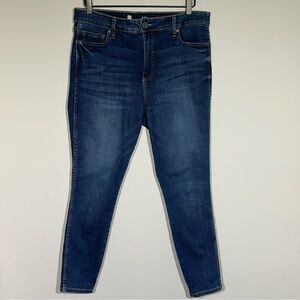KUT From The Kloth Donna Fab Ab Ankle Skinny High Rise Jeans Womens 12